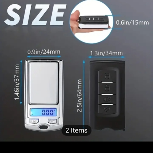 100 G key fob scales - Picture 5 of 10